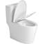 Toilette une pièce avec accessoires de haute qualité