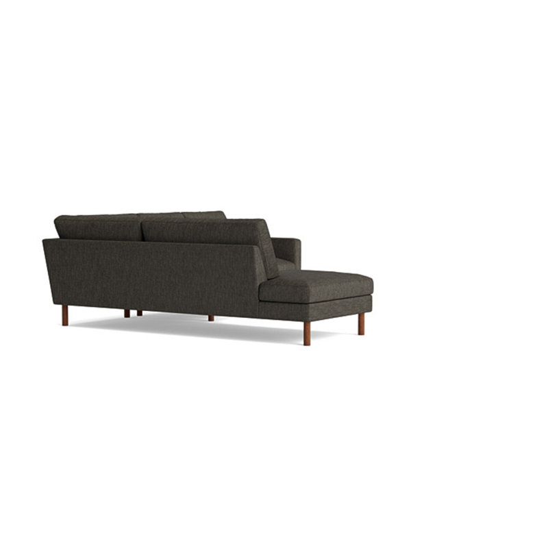 Laguna Sectional, Performance Weave - Onyx, Left Hand Facing