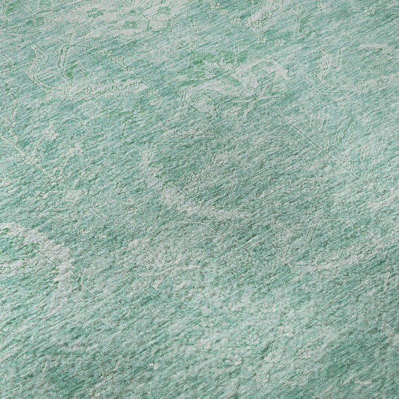 Tapis damassé de qualité supérieure lavable à la machine Dahl AMF1083, Tapis de couloir 2 pi 3 po x 7 pi 6 po