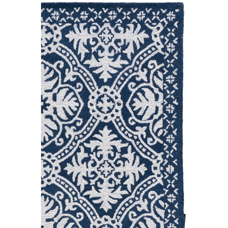 Tapis bleu / ivoire Lauren Ralph Lauren Nina, Rectangle 8 pi x 10 pi