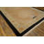 Tapis saumon antique en laine Art Deco