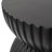 Mander Fiberstone Side Table – Ribbed Hourglass End Accent Table For Indoor Or Outdoor Use-1255187496