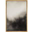 «Black and White Abstract Gradient Landscape Art», reproduction d'art sur toile encadrée-120783731-120783736