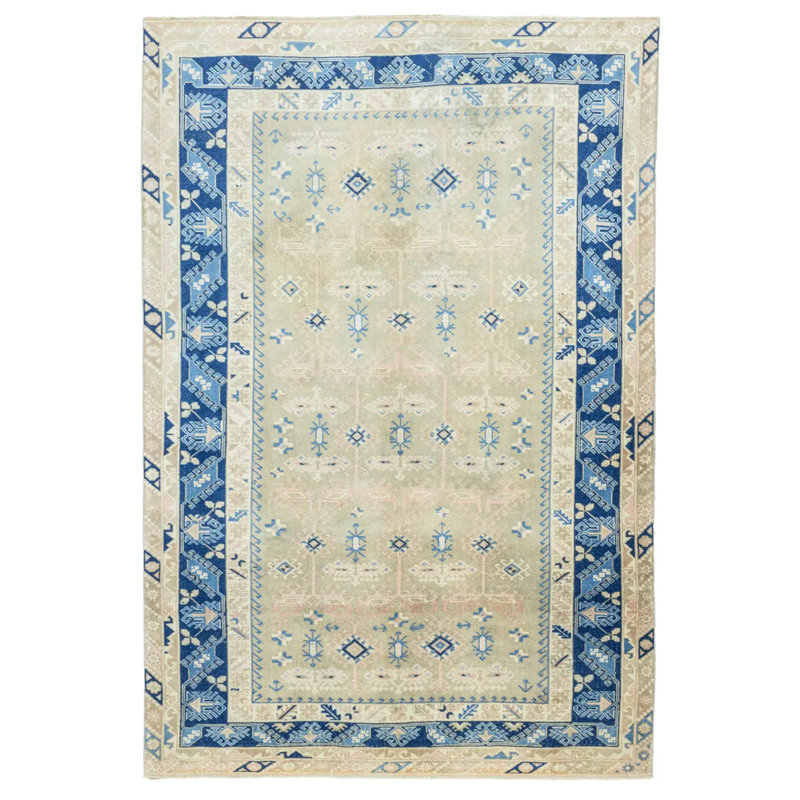 Tapis en laine tissé à la main Samir