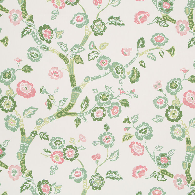 Mélange de coton Madcap Cottage Blossom Dearie, Céleri