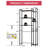 Over Toilet Storage Organizer With Toilet Paper Holder - Solid Wood & Metal Standing Shelf With Hooks & Side Rack, 9.45" D X 31.5" W X 66" H Space Saver For Bathroom, Laundry