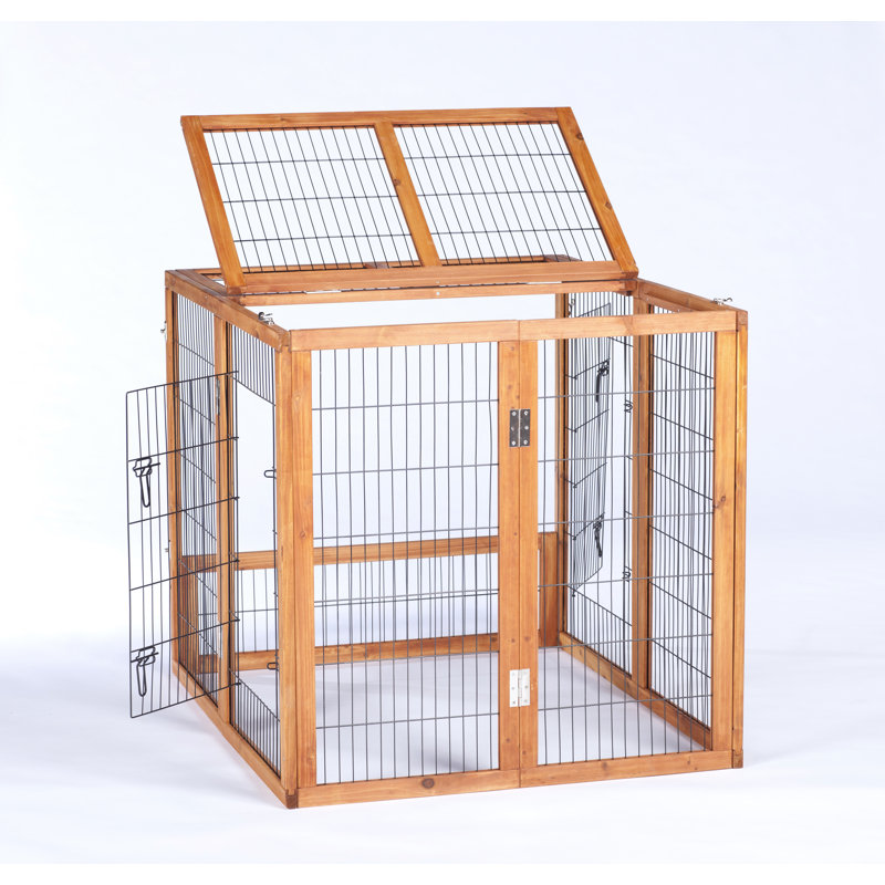 Parc pour lapin Frias, H 32,5 po x l 40 po x P 33,25 po