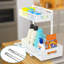 Rangement sous-lavabo à 2 niveaux pour cuisine, salle de bain-113176061
