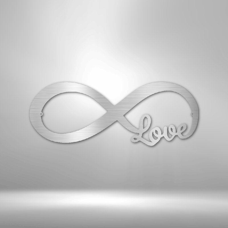 Décoration murale Infinity Love, H 11,25 po x l 11,5 po x P 0,5 po