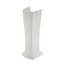 Clayton Ceramic 27" Pedestal Bathroom Sink with Overflow