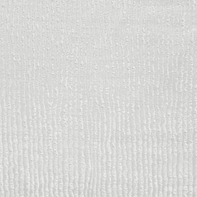 Tissu Elizabeth | Tissu texturé en soie synthétique rayée | Couleur blanc