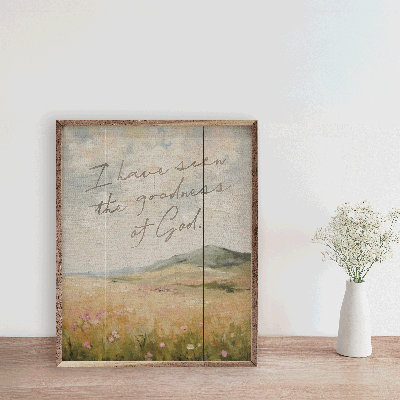 Rectangle Print on Wood