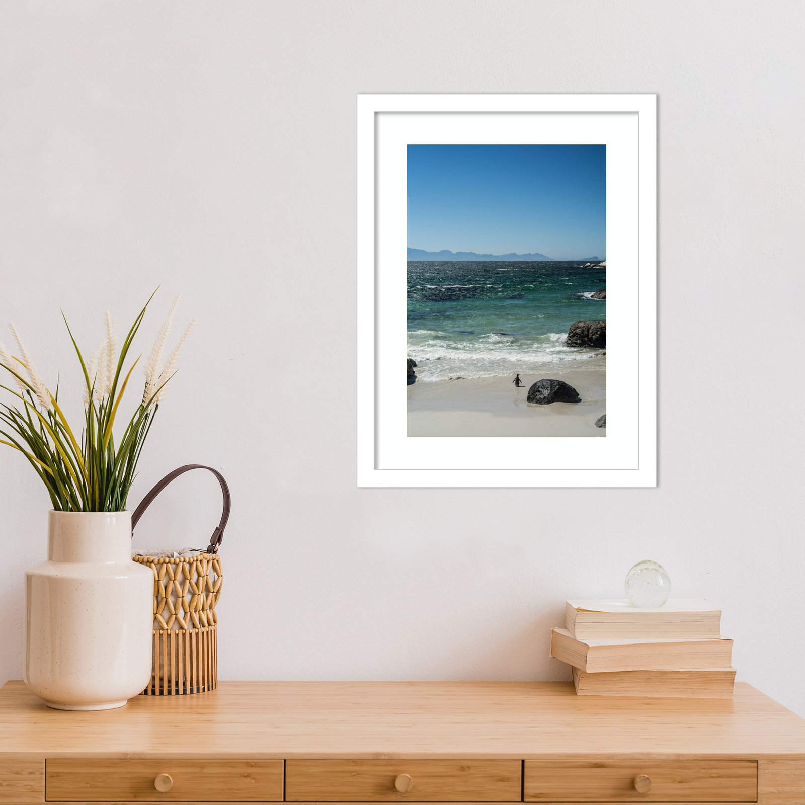 Nisbet "Heading Out to Sea" Print, White, 17" H x 13" W