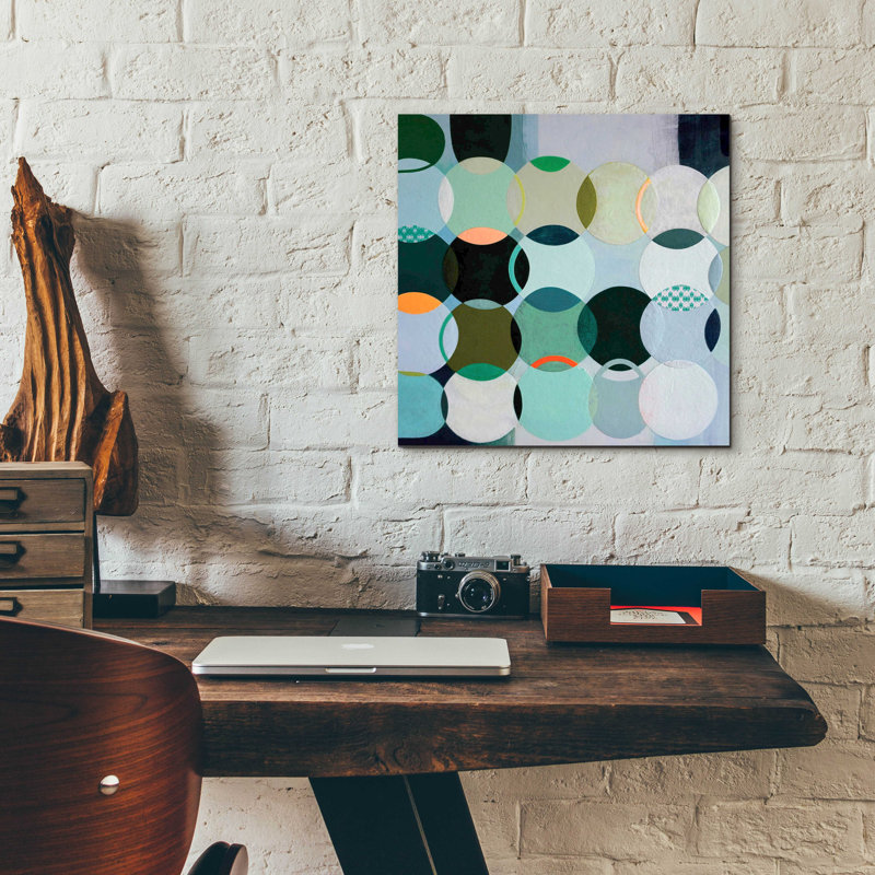 «Circles No. 2» par Naomi Taitz Duffy, H 12 po x l 12 po x P 0,13 po