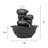 Vahan Weather Resistant Cascade Fountain with Light