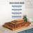 Howard Edge Grain Acacia Solid Wood Cutting Board - Reversible Extra Large Butcher Block with Juice Groove and Easy Grip Handle for Chopping, Serving, and Meal Prep-111651211