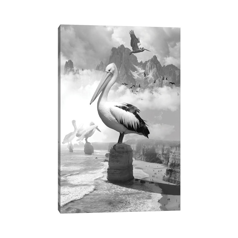 Giant Pelicans Peak by David Loblaw - Wrapped Canvas Print, 20.32 cm H x 30.48 cm W