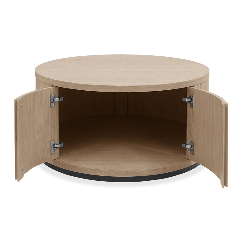 Coffee Table with Storage, Beige