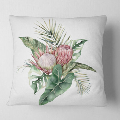Floral Throw Pillow