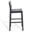 Tabouret de comptoir en cuir tissé Hentges-1735554443