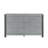 Exquisite Lorenzo Silver Dresser With Hidden Compartment And Stylish Handles