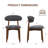 Maylon Upholstered Solid Wood Frame Side Chairs-1788348407
