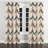 Contemporary Boho Window curtains - Black And Orange Boho Chevron Grommet Curtain - 1 Panel-1886846652-1886846655