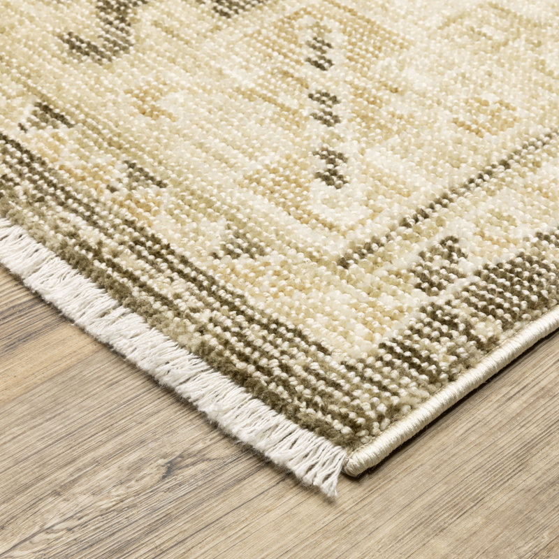 Tapis à franges Olin, Rectangle 2 pi 9 po x 5 pi