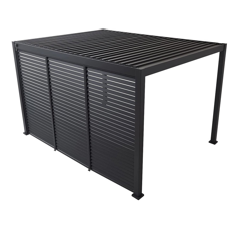 Mirador Aluminum Louvred Wall Sun Shade Screen (10FT) u0026 Reviews - Wayfair  Canada