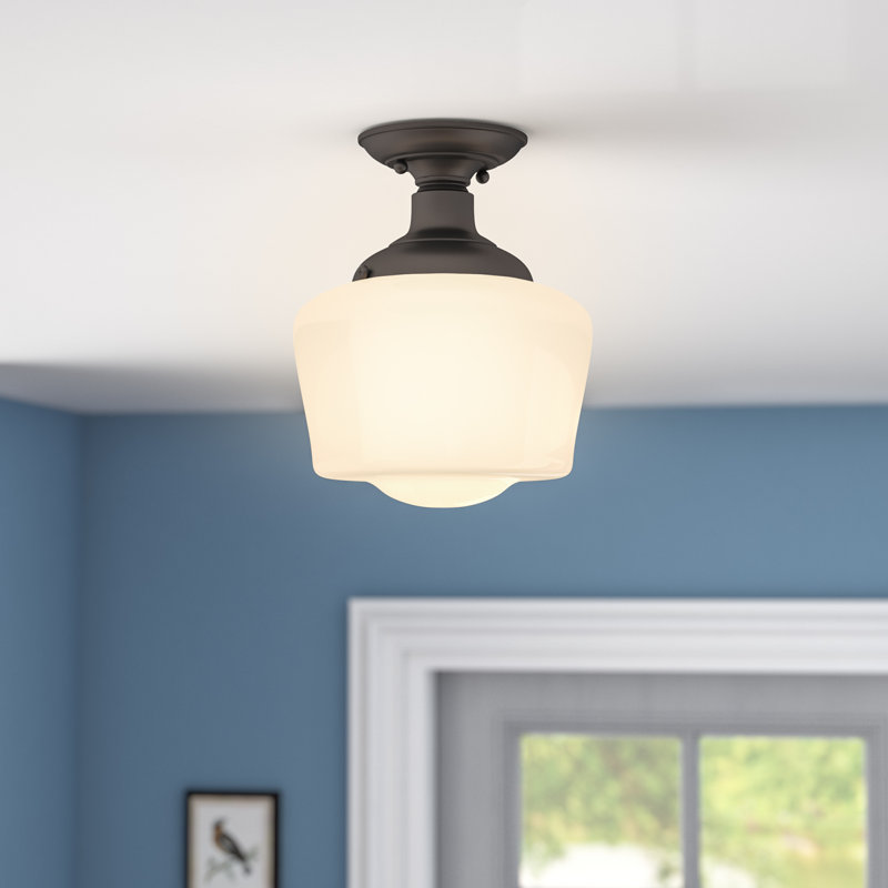 Autenberg Glass Semi Flush Mount