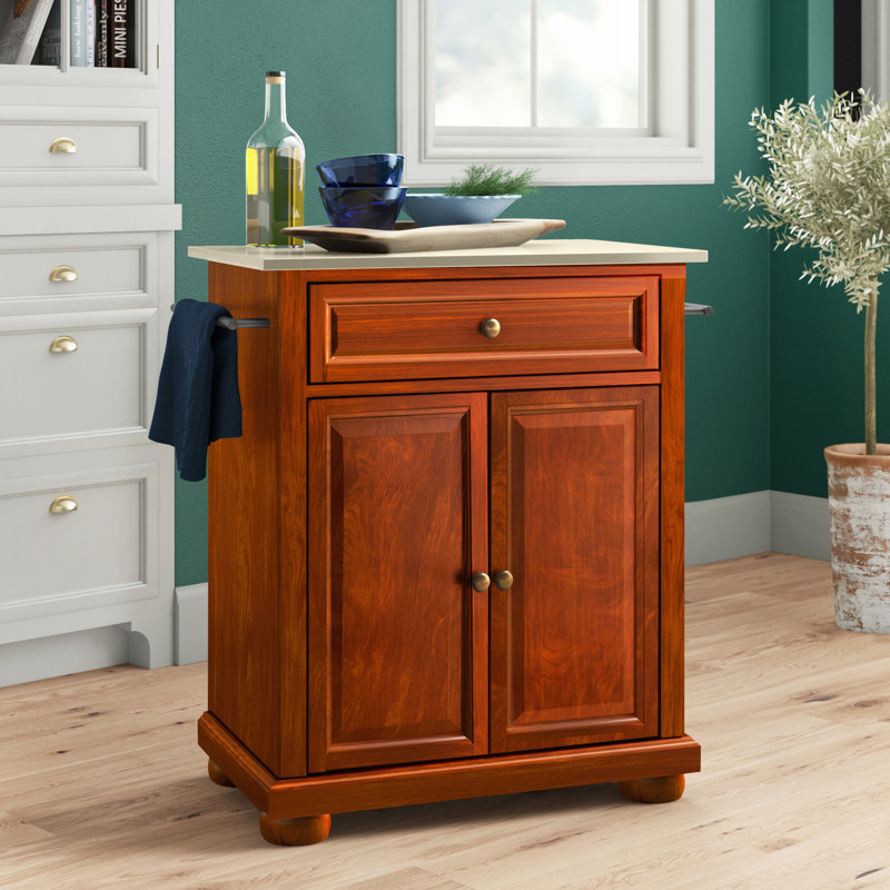 Hedon Kitchen Cart, Classic Cherry