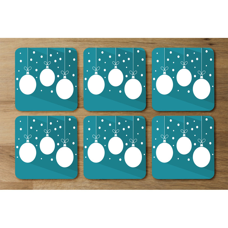 Square 6 Piece Coaster Set