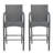 Kd Chair  2  - Finish, Metal Frame, 44.42" Overall Height, Outdoor 2 Chairs Weave, High, Pool