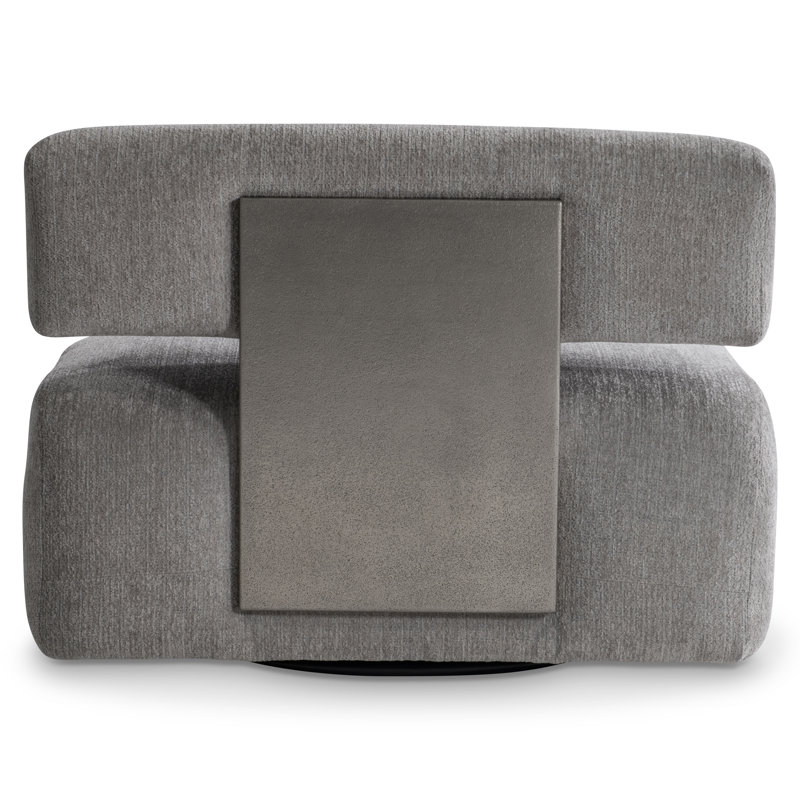 Paley Swivel Chair, Cream Chenille 1345-002