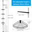 Stainless Steel Freestanding Bathroom Shelves