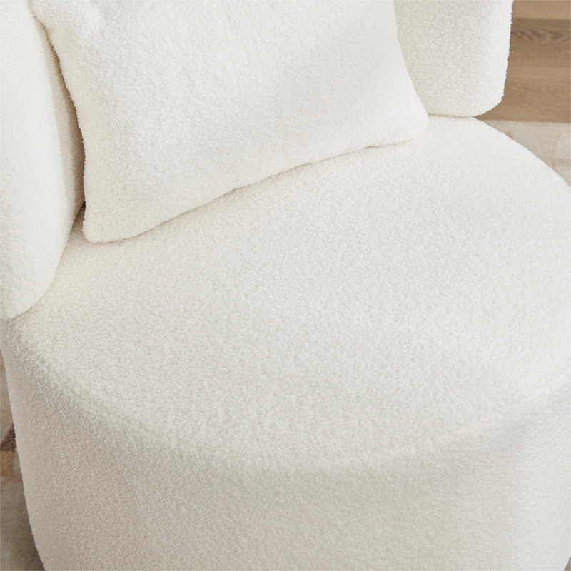 Caidee 26,3 po de largeur, Ours en peluche ivoire