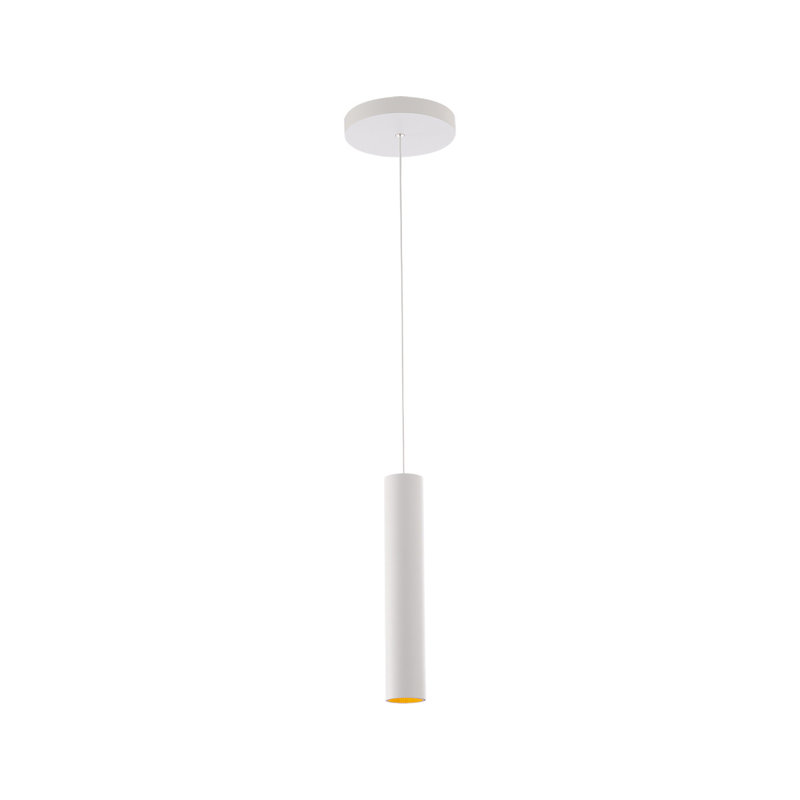 Silo 1 - Light LED Single Pendant, White/Gold, 2700