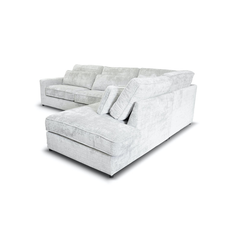 Arve 4 Seater Corner Sofa , Right Facing, Light Grey
