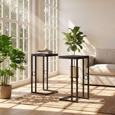 Ensemble de 2 tables de bout Essex l 13,5 po x P 13,5 po x H 28,5 po