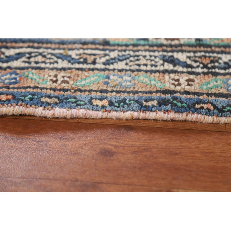 Tapis de style persan rétro Hamedan noué à la main 10 x 13