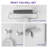 4-Piece Bath Hardware Set With 24 In. Towel Rack, Toilet Paper Holder And Towel Hook In Polished Chrome-116791206