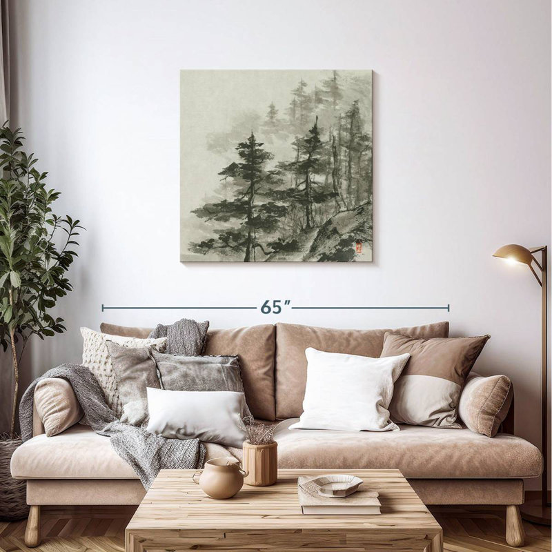 Harnek Sumi Treetops, 36" H x 36" W