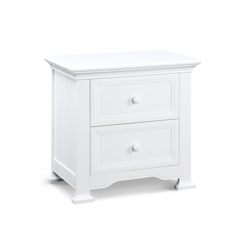 Imina 2 Drawer Nightstand, Off White