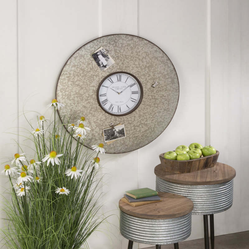 Anne Metal Wall Clock