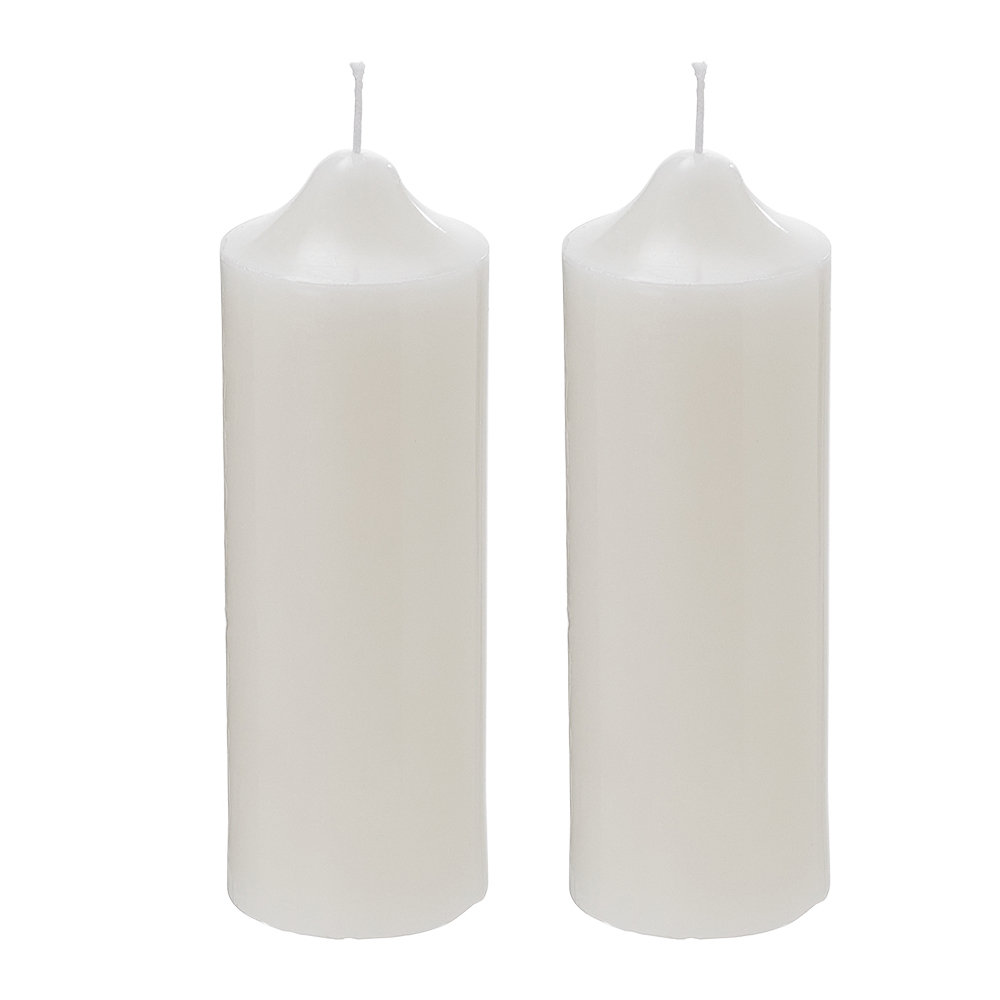 Unscented Pillar Candle