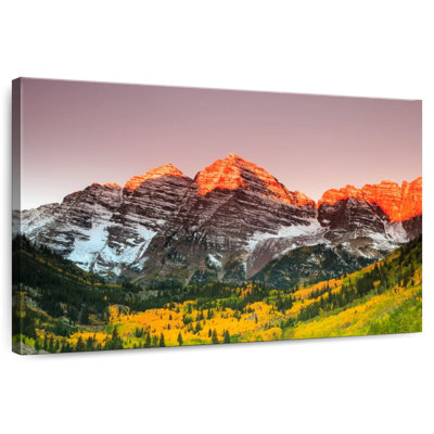 Alvord Maroon Bells Peak Sunrise