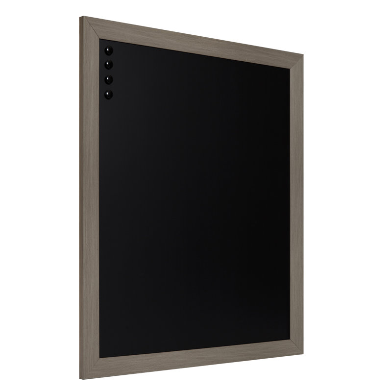 Tableau noir mural magnétique Brucie, Brun rustique, H 13 po x l 23 po
