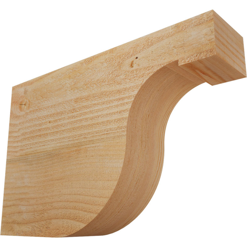 Queue de chevron Del Monte, Douglas, 12"H x 4"W x 18"L