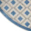 Tapis intérieur / extérieur bleu / gris Amamda-1120516152
