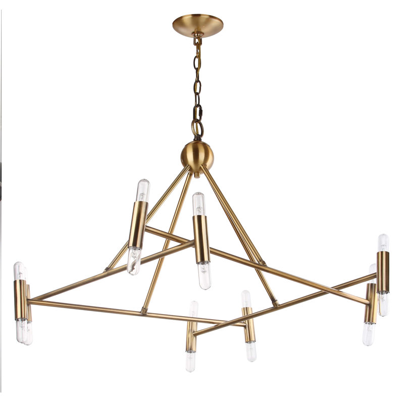 16 - Light Geometric Chandelier